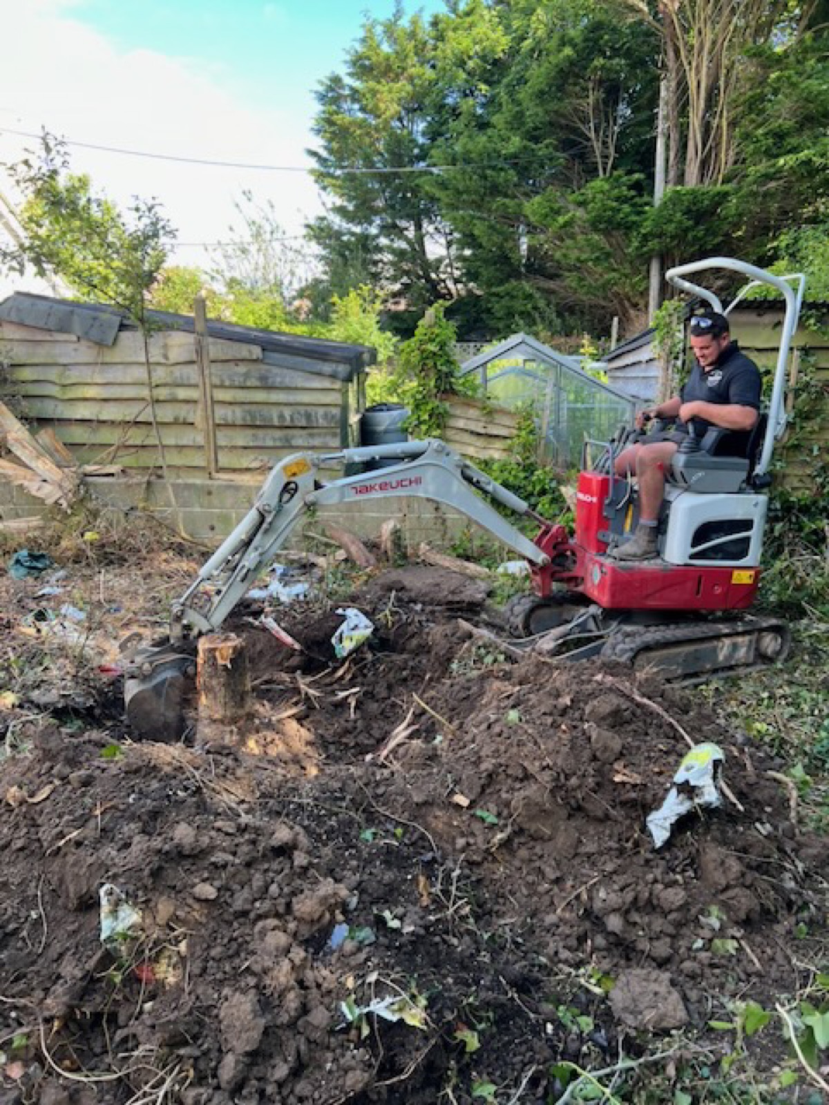 Kewstoke Bungalow Renovation — during refurbishment
