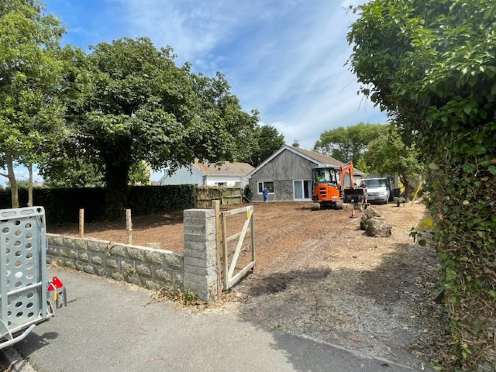 Kewstoke Bungalow Renovation — during refurbishment