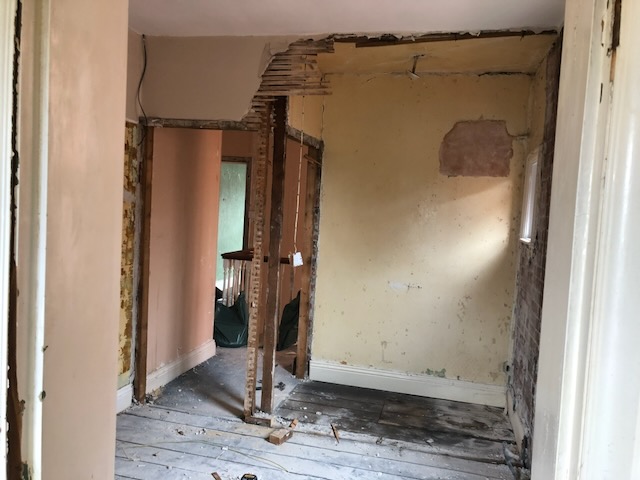 Kingsway Road 6-Bed HMO Conversion — during refurbishment