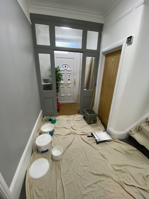 Kingsway Road 6-Bed HMO Conversion — during refurbishment