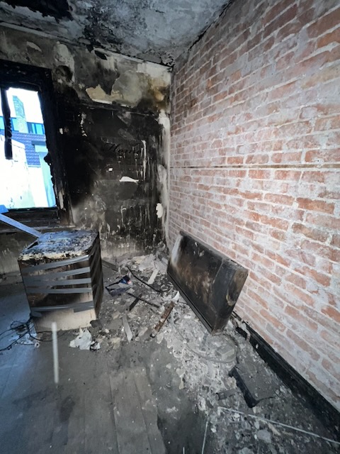 Longton Grove Road Fire-Damage Recovery — before refurbishment