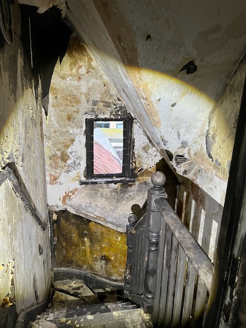 Longton Grove Road Fire-Damage Recovery — before refurbishment