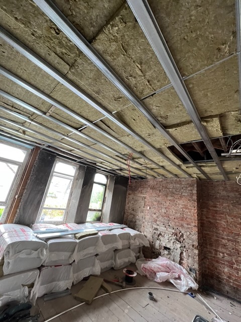 Longton Grove Road Fire-Damage Recovery — during refurbishment