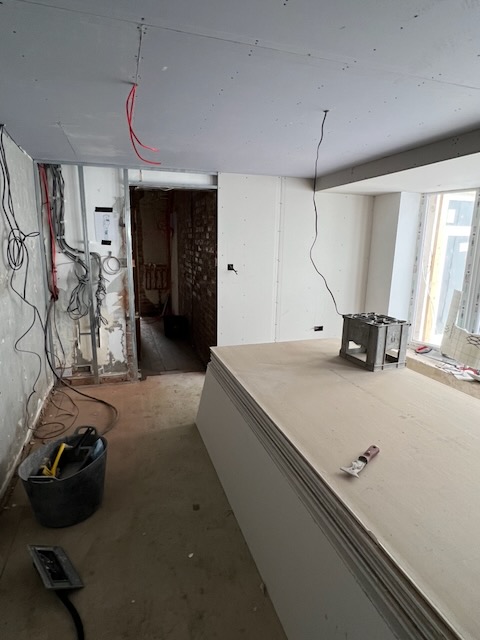 Longton Grove Road Fire-Damage Recovery — during refurbishment