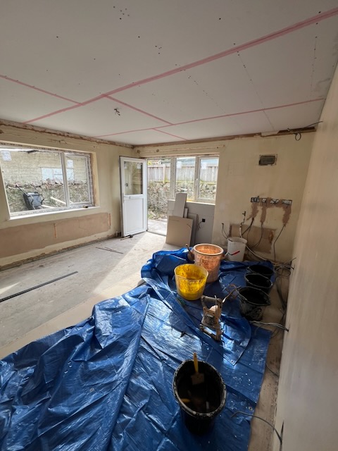 Milton Road Multi-Flat Refurbishment — during refurbishment